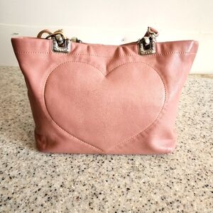 Brighton Pink Heart Tote Bag